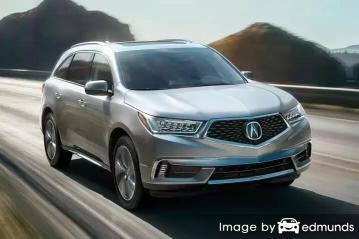 Insurance rates Acura MDX in Fort Worth