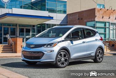 Insurance rates Chevy Bolt in Fort Worth