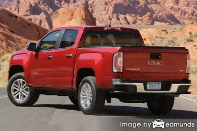 Insurance rates GMC Canyon in Fort Worth