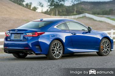 Insurance rates Lexus RC 200t in Fort Worth