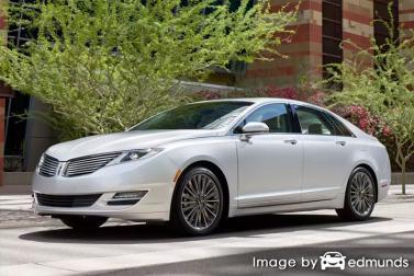 Insurance rates Lincoln MKZ in Fort Worth