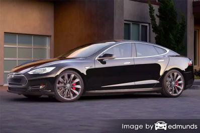 Insurance rates Tesla Model S in Fort Worth