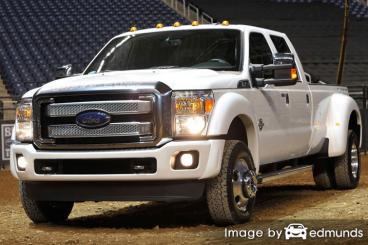 Insurance rates Ford F-350 in Fort Worth
