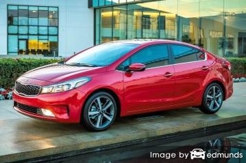 Insurance rates Kia Forte in Fort Worth