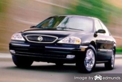 Insurance rates Mercury Sable in Fort Worth