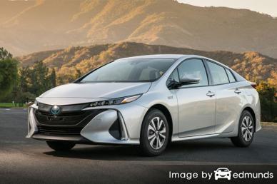 Insurance rates Toyota Prius Prime in Fort Worth